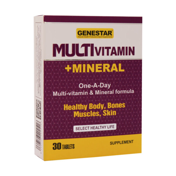 Genestar Multi Vitamin Mineral ۳۰ Tab jalinoos e1725454888864